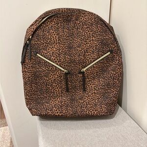 Stella & Dot Leopard Print Backpack